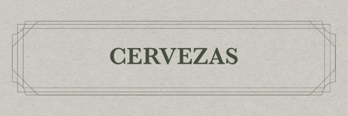 Cervezas