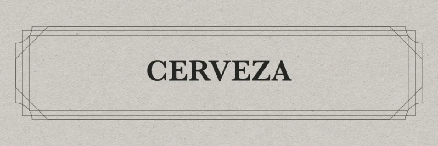 Cervezas