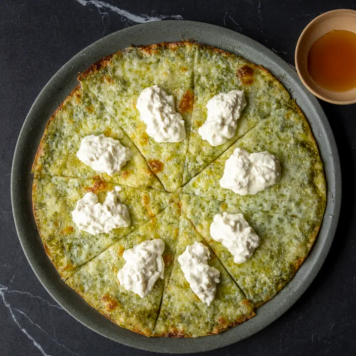 Pizza Stracciatella y Miel