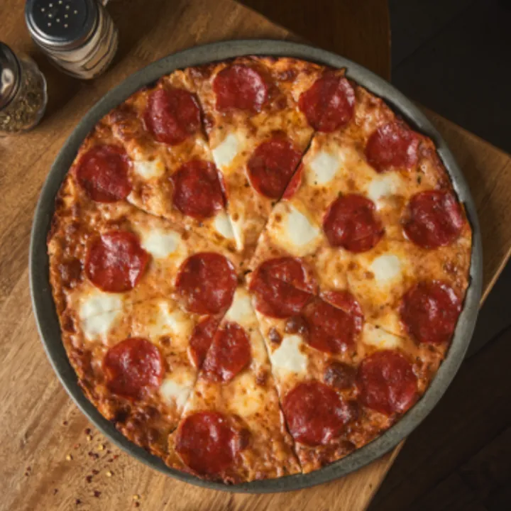 Pizza Peperoni y Bocconcini