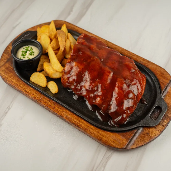 Costillas San Luis con Salsa Bbq