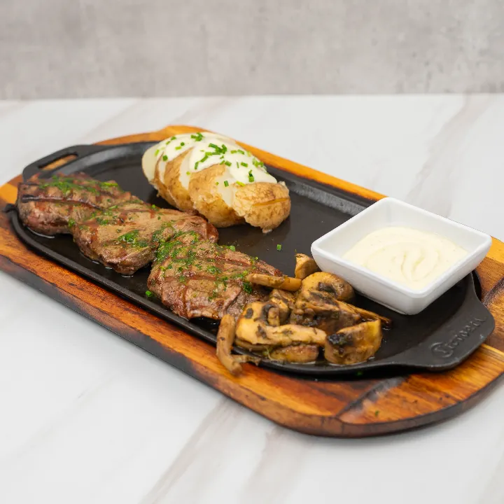 Baby Beef con Champiñones
