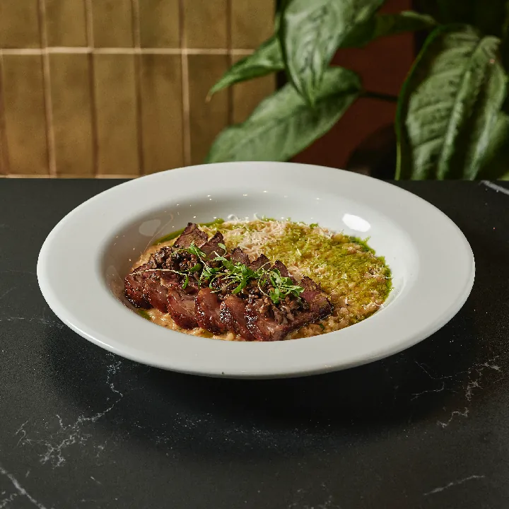 RISOTTO DE RES Y PICAÑA