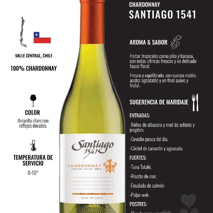 SANTIAGO 1541 CHARDONNAY