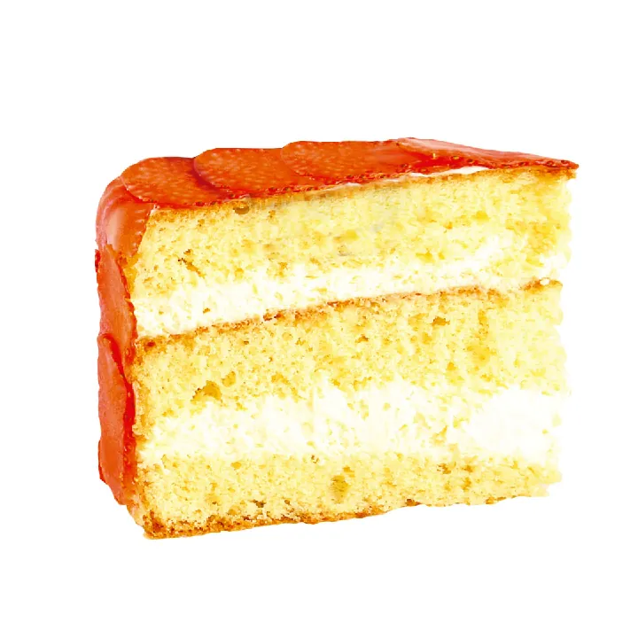 PORCIÓN DE TORTA DE FRESAS