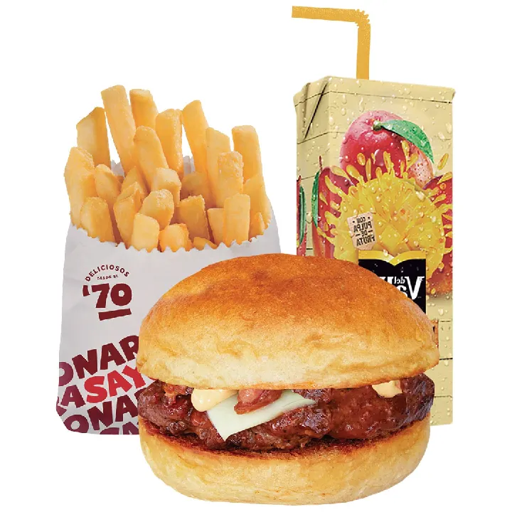 COMBO INFANTIL HAMBURGUESA 