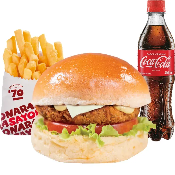 COMBO HAMBURGUESA VEGGIE