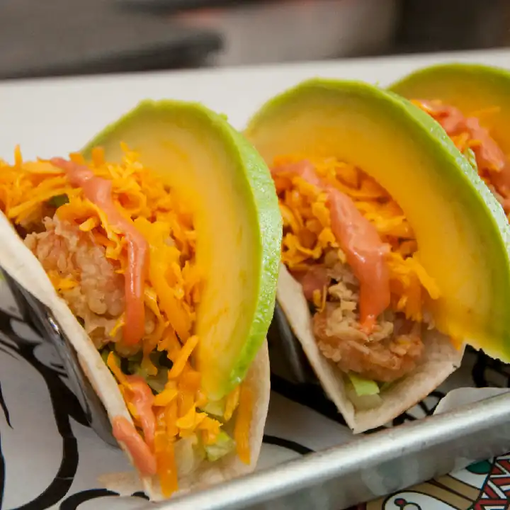 TACOS DE CAMARONES