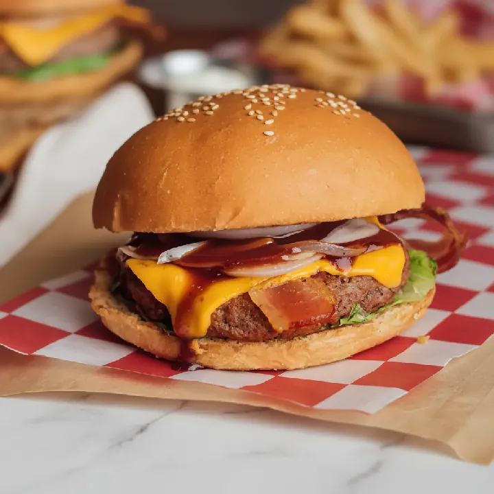 BBQ BACON CHEESE BURGER