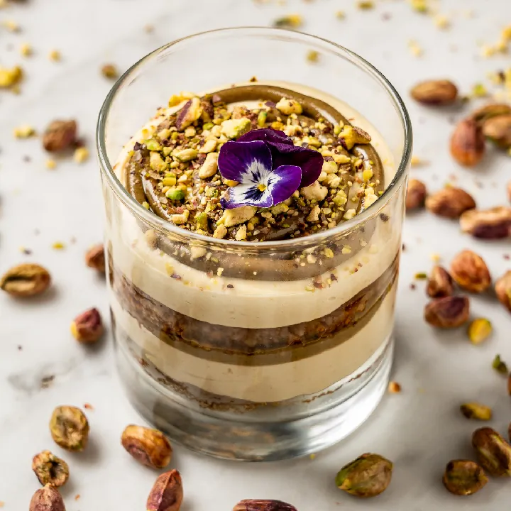 Tiramisú de Pistacho SIN AZÚCAR