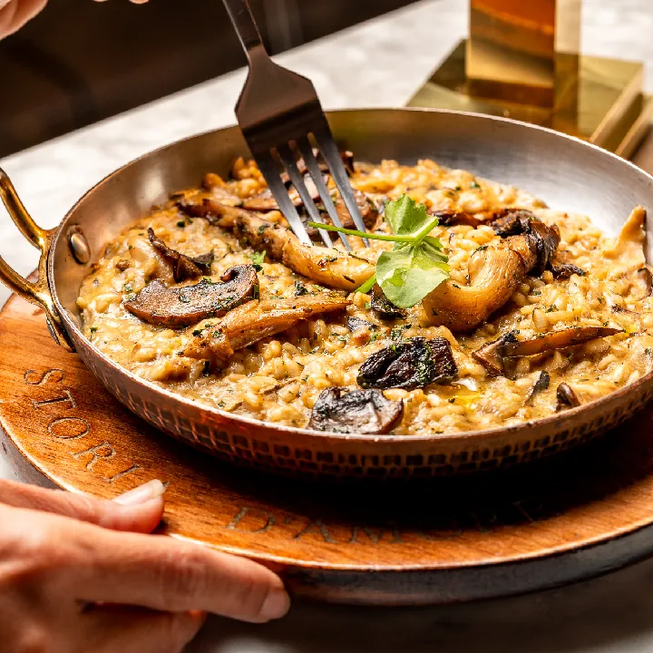 RISOTTO AL FUNGHI 