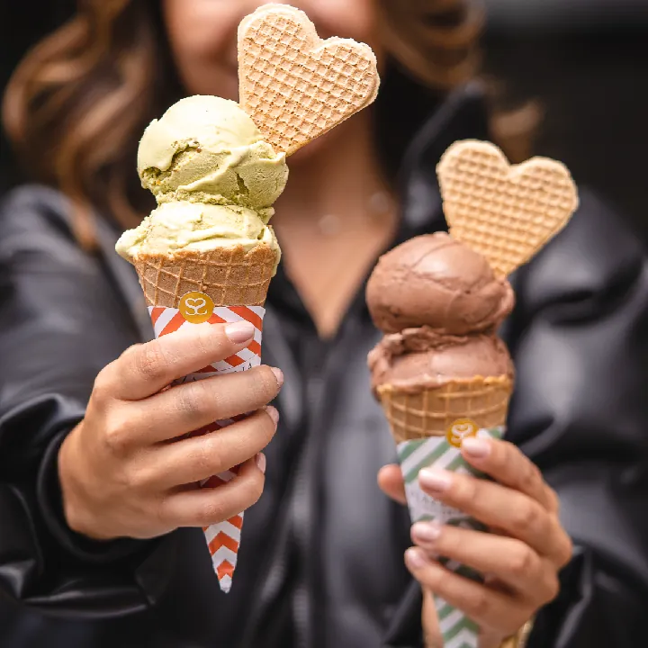 Gelato gourmet o de temporada