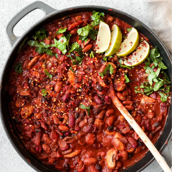 Chili de Tres Frijoles porc
