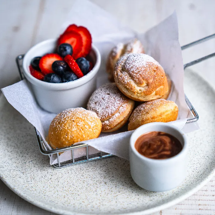 Mini Pancakes Avena con Nutella