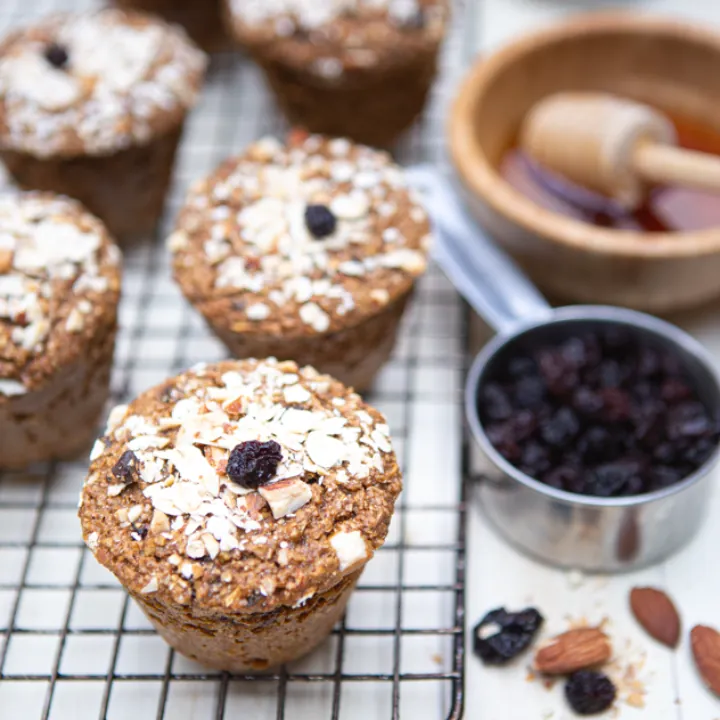 Muffin Integral con almendras