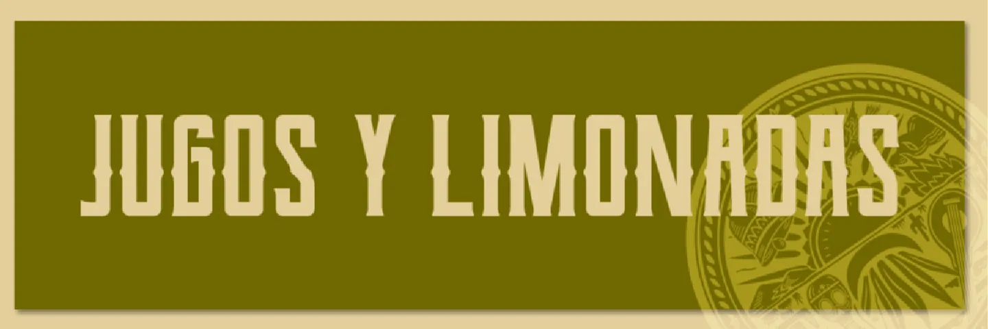 JUGOS Y LIMONADAS