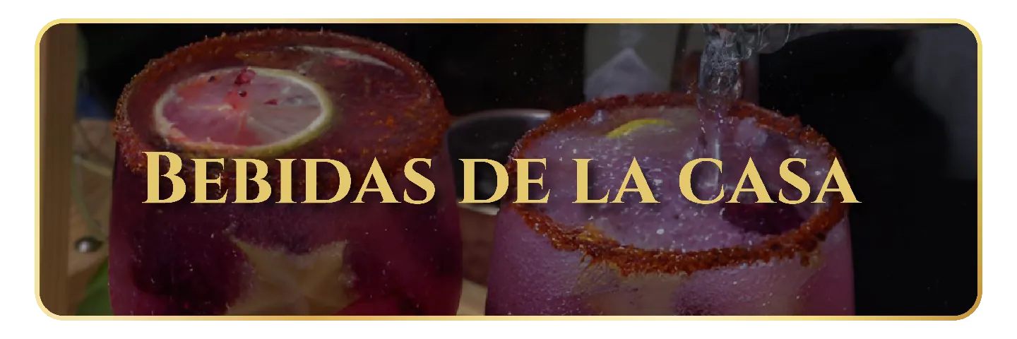 Bebidas de la casa 