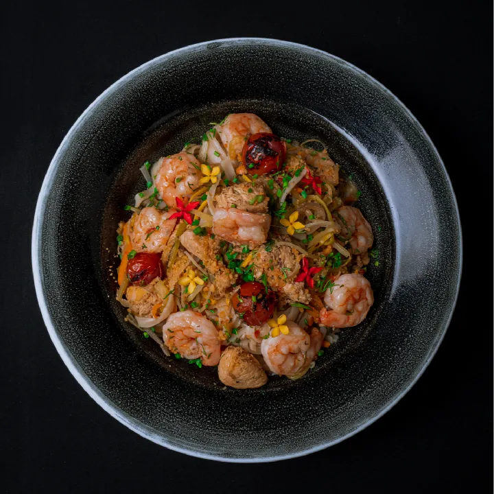 Pad thai camarón 