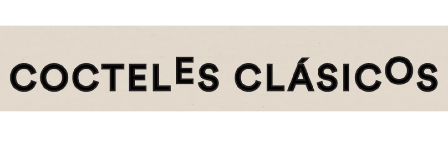 CÓCTELES CLASICOS