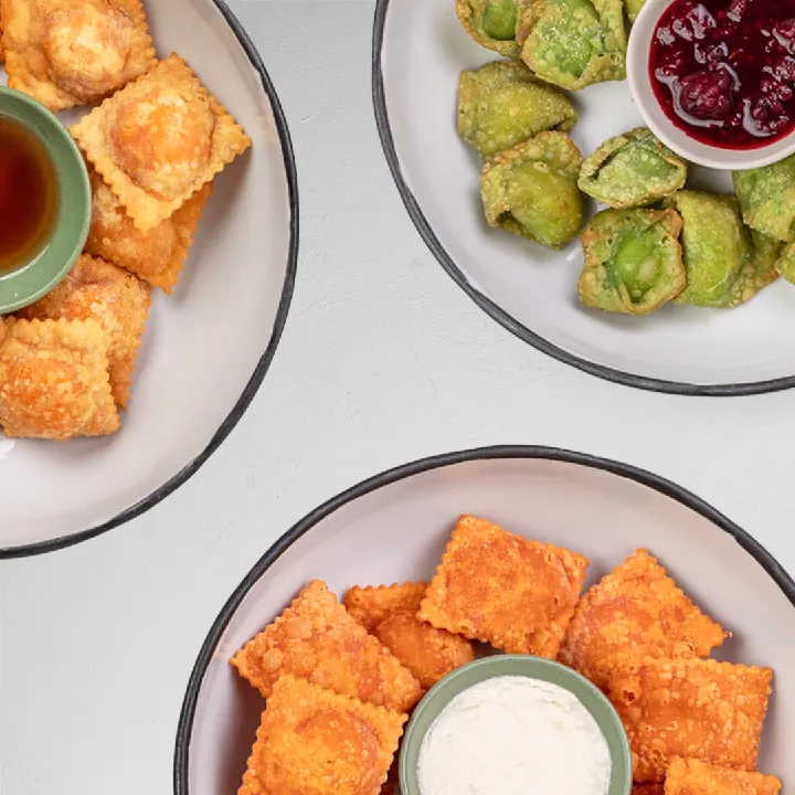 Crispy ravioli