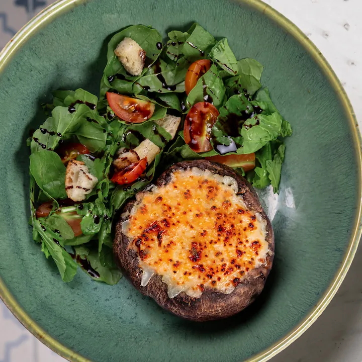 Portobello three cheeses