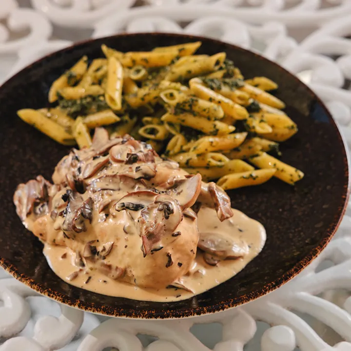 Chicken in sauce