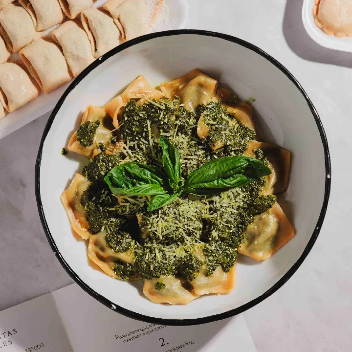 Ricotta and Spinach Tortelli