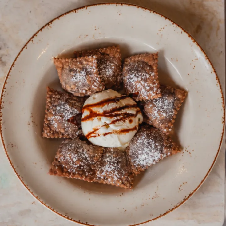 Brownie and Nutella Ravioli