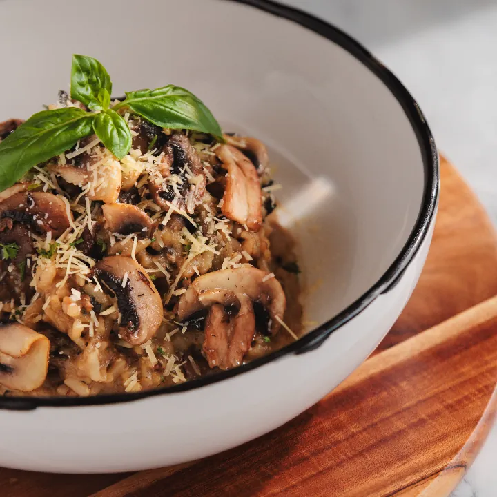 Mushroom risotto