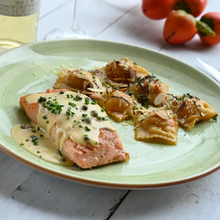 Salmón en salsa