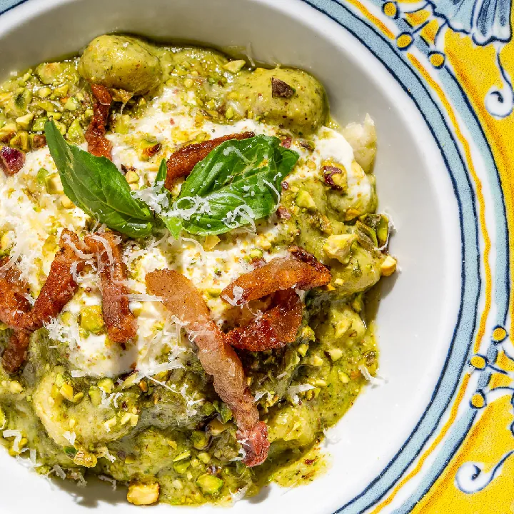 GNOCCHI AL PESTO DI PISTACCHIO