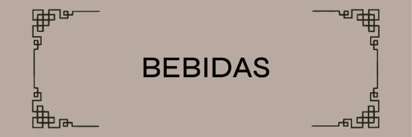 BEBIDAS