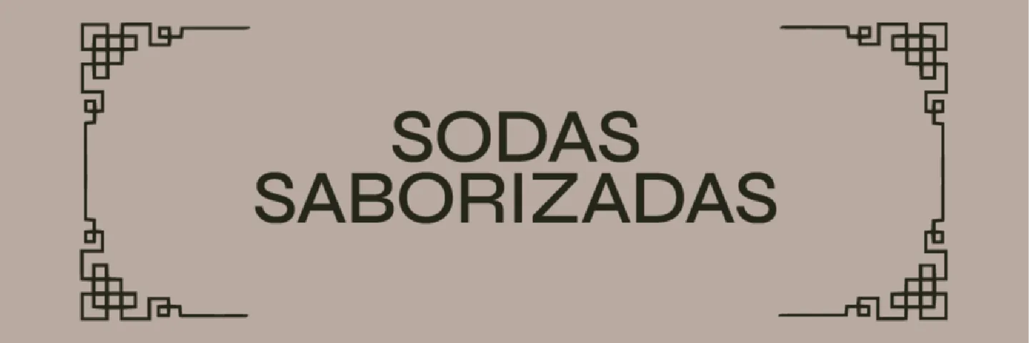 SODAS SABORIZADAS