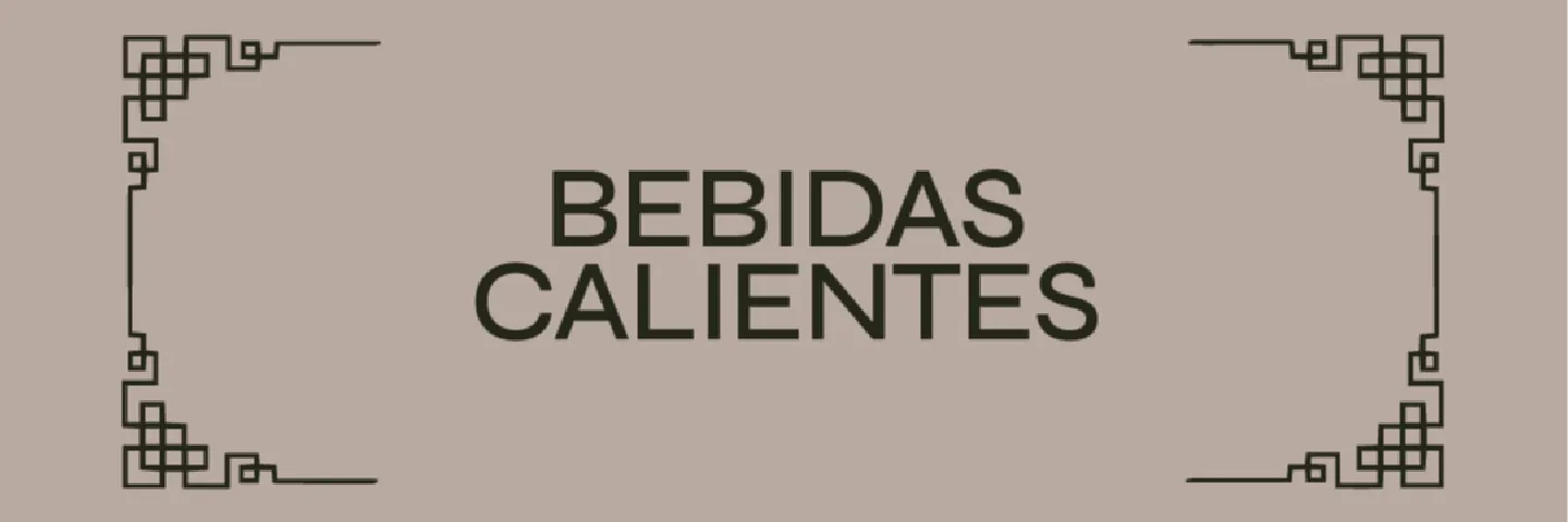 BEBIDAS CALIENTES
