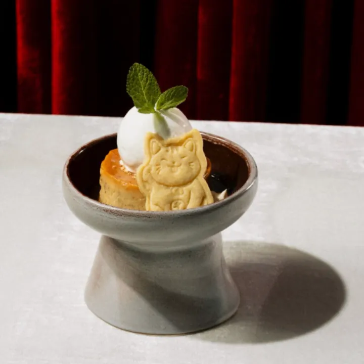 Flan de coco y cinco especias