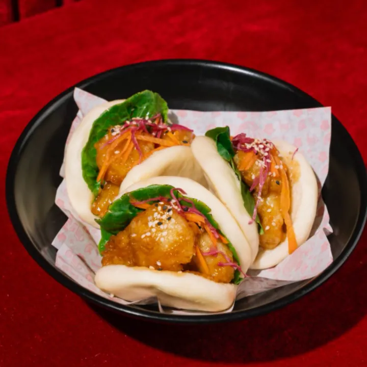 Bao de camarón dinamita