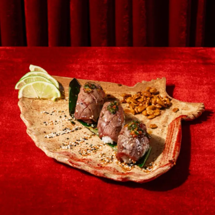 Niguiri beef trufado
