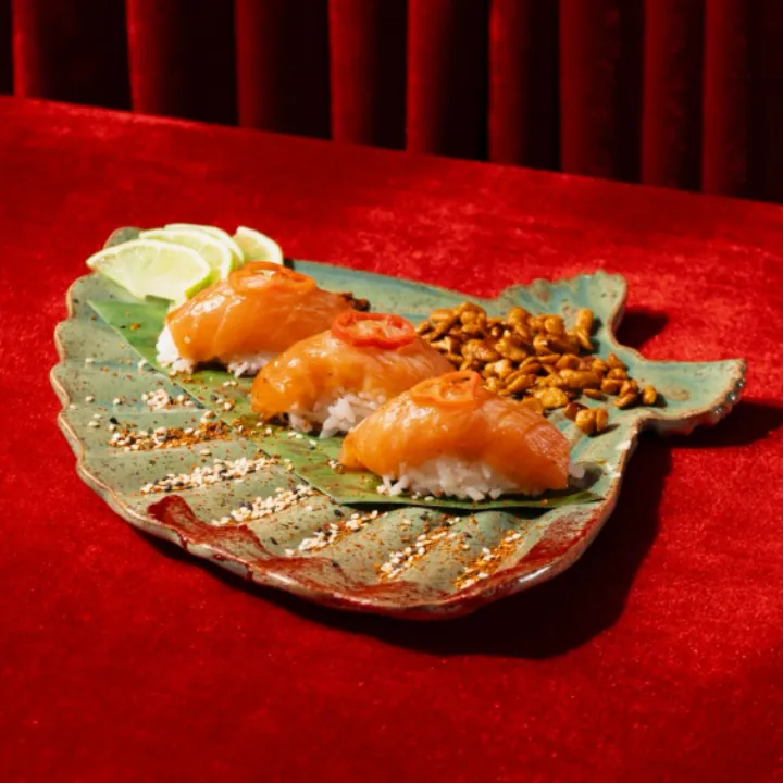 Niguiri de salmón